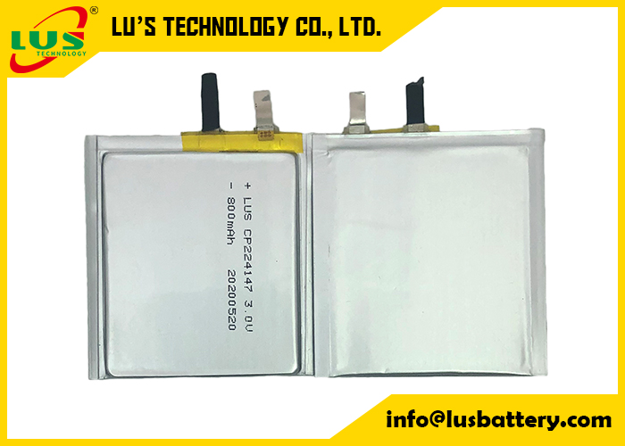 CP224147 3.0V 800mah Soft Lithium Battery For Rfid battery CP224248 primary cell