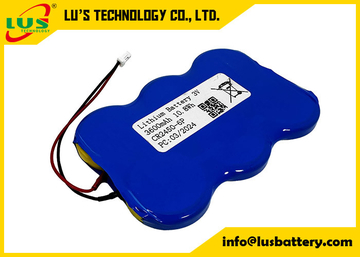 3.0 volt 3600mah Lithium Button Battery CR2450-6P battery pack with shr-2P connector wires lenght 55mm