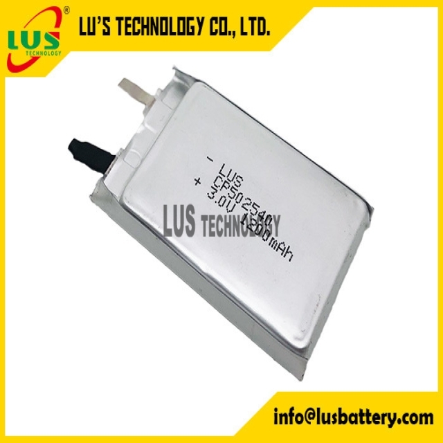 CP502540 Li-MnO2 soft pack battery 1200mah CP Lithium maganese battery CP502537 CP502540