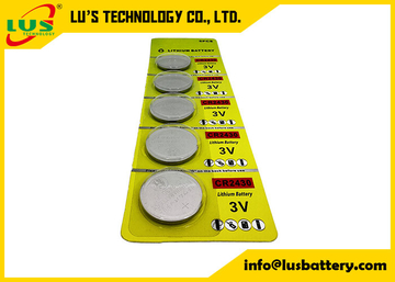 CR2430 Lithium Coin Button Cell battery 280mah replacement fits CR2430 L20 3-Volt Battery CR2430 cion cell 5 counts a card