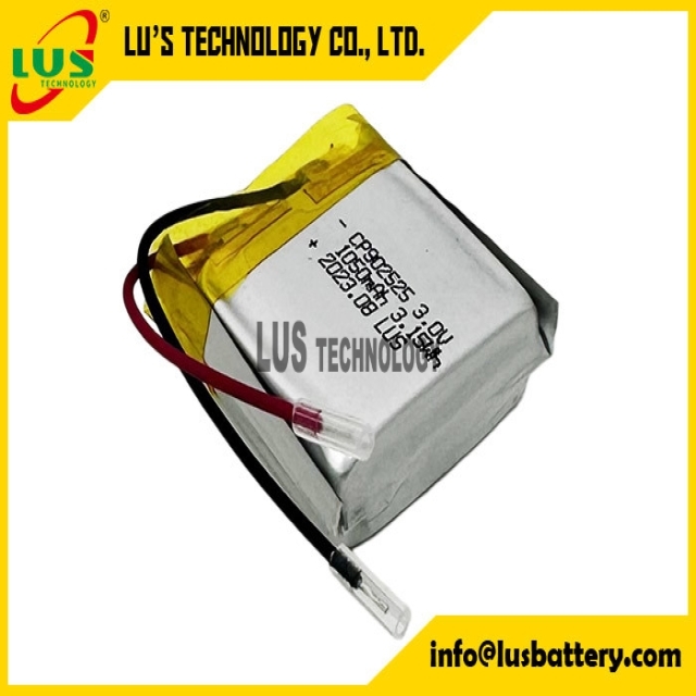 CP902525 Lithium Manganese Dioxide 3V Pouch Battery 3.0v 1050mah CP1002525 Non-Rechargeable Thin Batteries