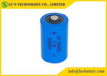 Non Rechargeable ER14250 Lithium Battery 3.6 V 1/2 AA Size 1200mAh Lisocl2 Battery