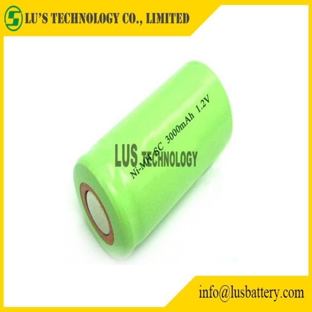 SC Nickel Rechargeable Lithium Battery Hydride Cylindrical 3000mah 1.2V Metal nickel battery SC3000