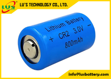 CR2 Cylindrical Lithium Mno2 Battery 3 Volt 800mAh CR2P Replacement For CR2L CR15270 CR15H270