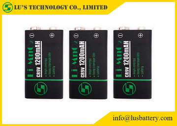 CP9V Disposable Cell 9V LiMnO2 Battery CR9v Non Rechargeable battery 1200mAh Ultrasonic Welding