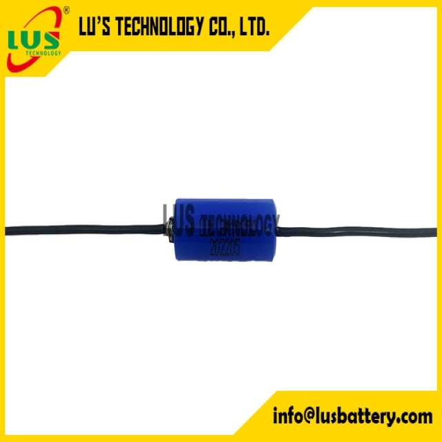 Half AAA Lithium Thionyl Chloride Cell 3.6v ER10250 Battery For Wireless Alarm Systems battery with Axial leads