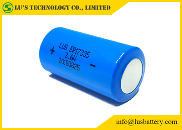 3.6 volt Lithium Thionyl Chloride Battery 2100mah ER17335 For Metering Systems