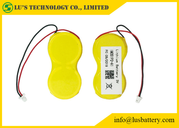 CR2450-2P 1200mah 3.0v Lithium Coin Battery With Wires JST Connector IMOS1S2P lithium battery OEM
